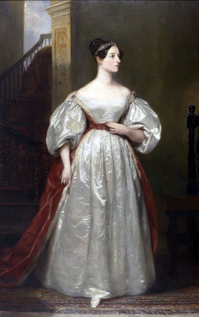 Portret van Ada Lovelace door Margaret Sarah Carpenter